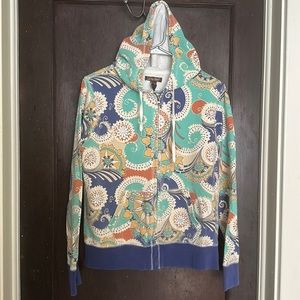 Lucky Brand Funky Pattern hoody/ hoodie